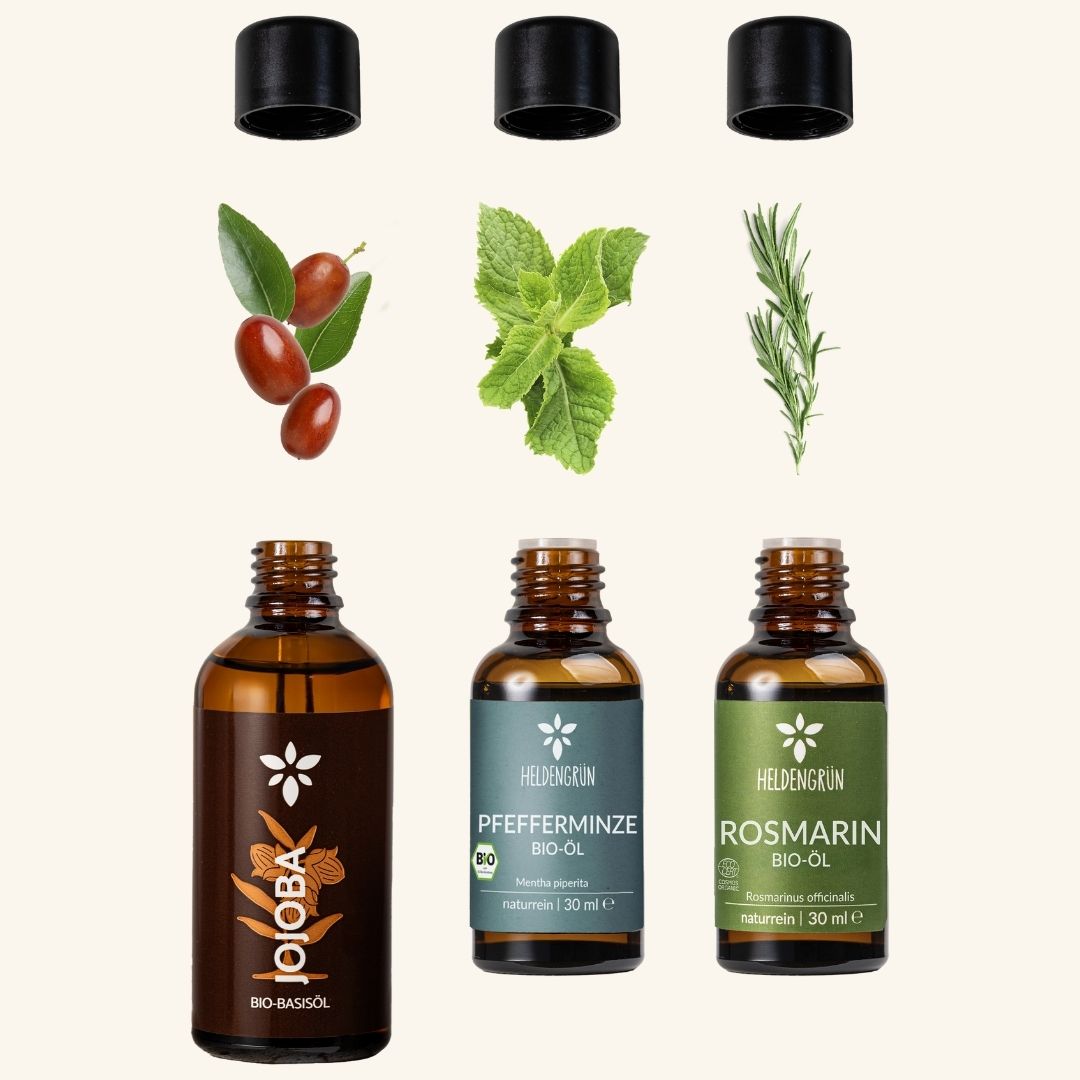 Haar-Booster Set Heldengrün