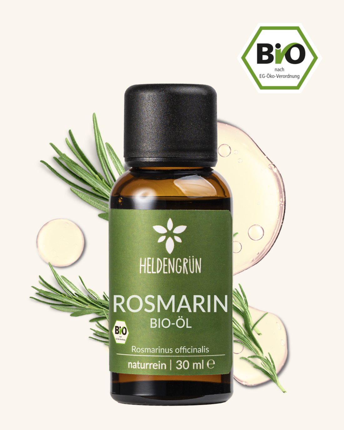 Bio-Rosmarinöl (Lebensmittel) Heldengrün