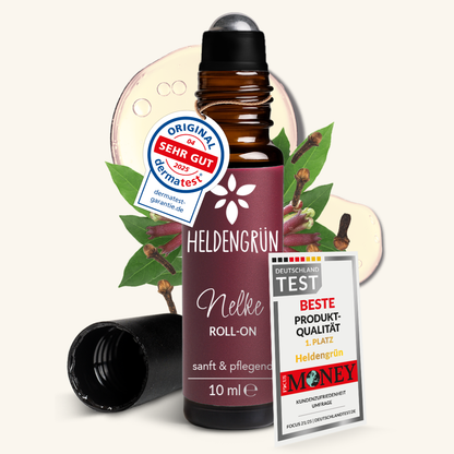 Roll-on: Nelke Heldengrün
