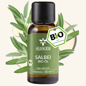 Bio Salbeiöl Ätherisches Öl Heldengrün
