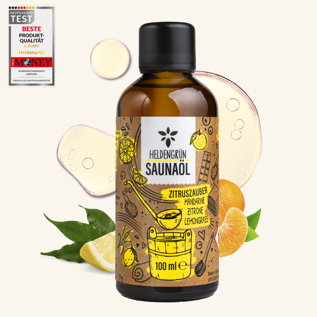 Saunaöl "Zitruszauber" Heldengrün