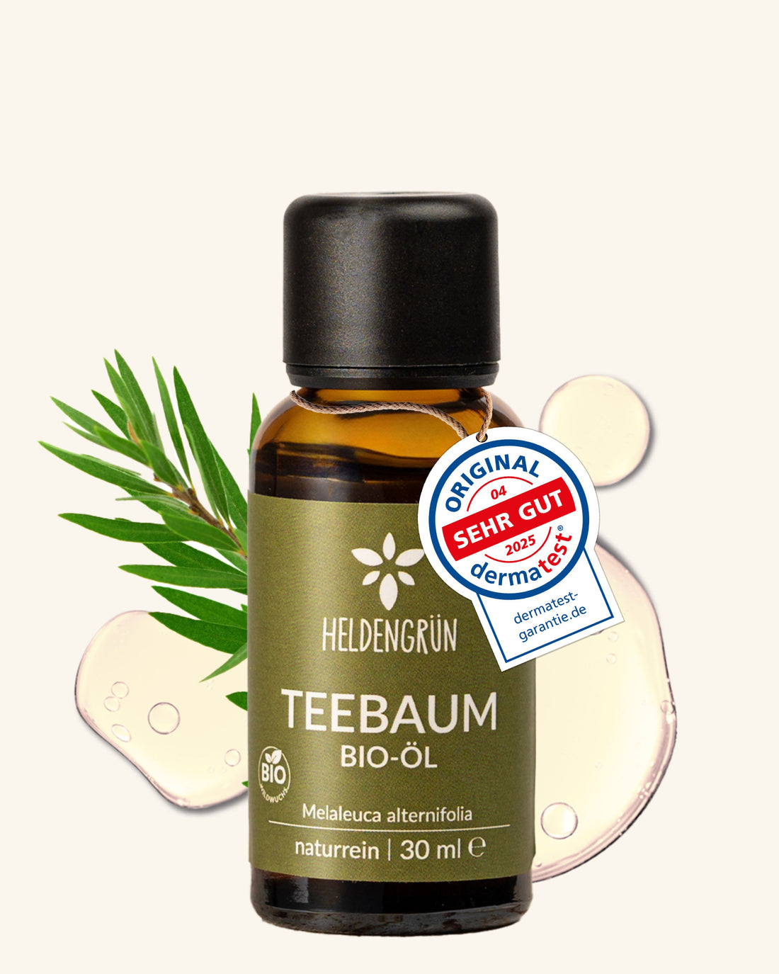 Teebaumöl Heldengrün