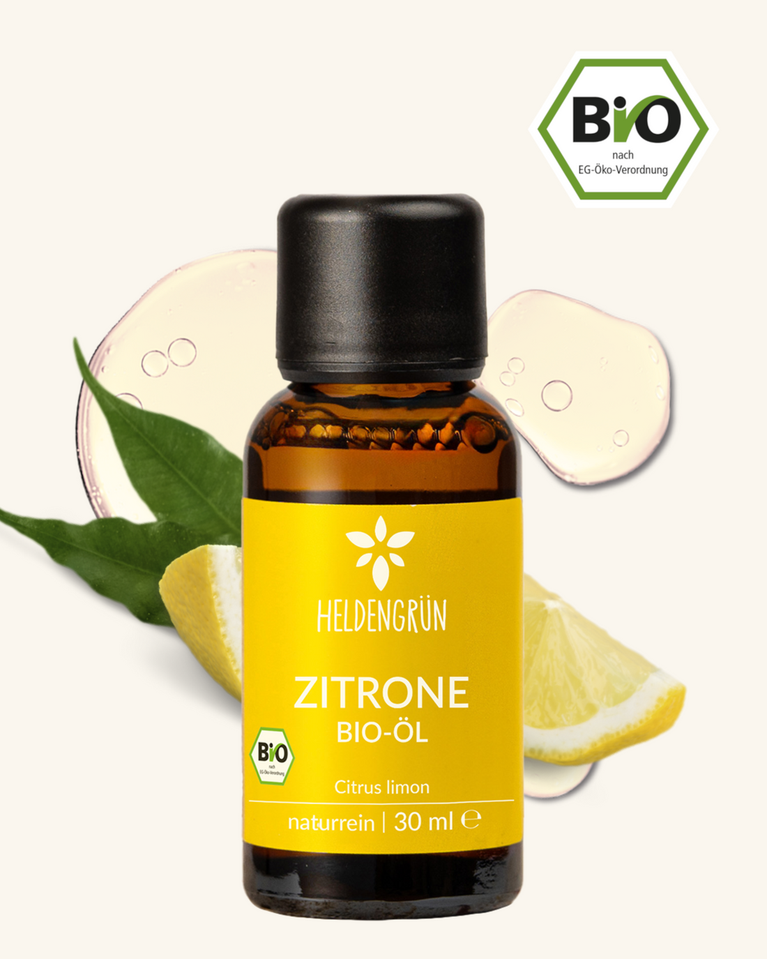 Bio-Zitronenöl Duftöle Heldengrün