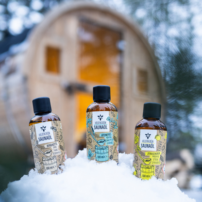 Saunaaufguss Geschenkbox Heldengrün