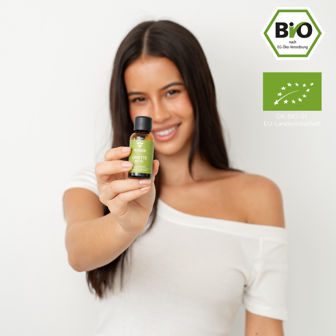 Bio Limettenöl Ätherisches Öl Heldengrün