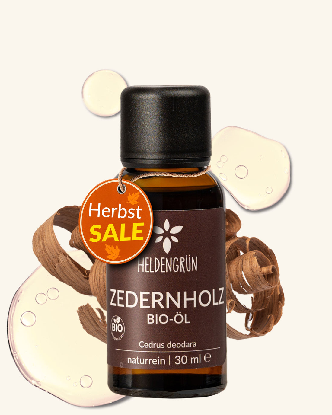 Bio-Zedernholzöl Heldengrün