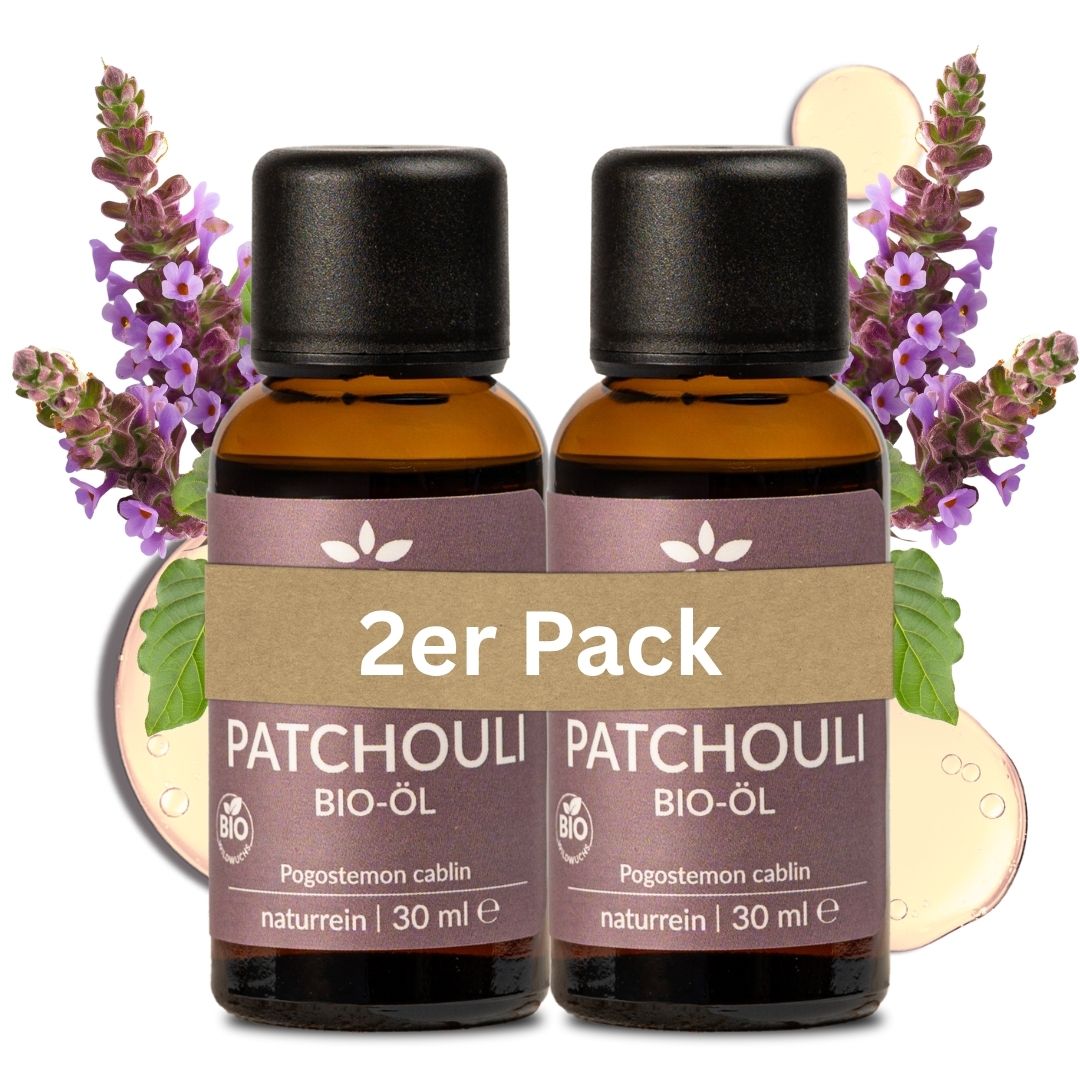 Bio-Patchouli Öl Heldengrün