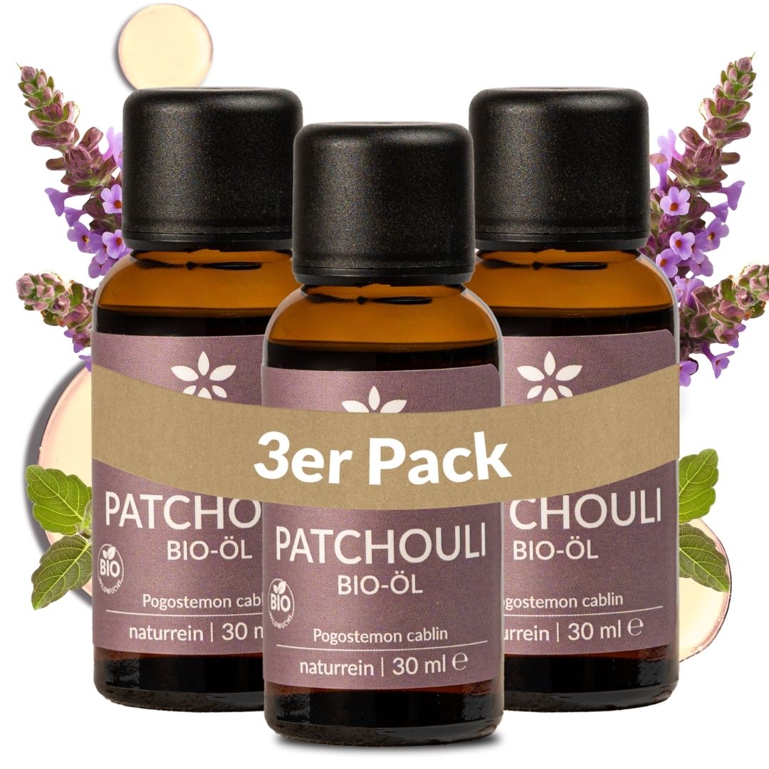 Bio-Patchouli Öl Heldengrün