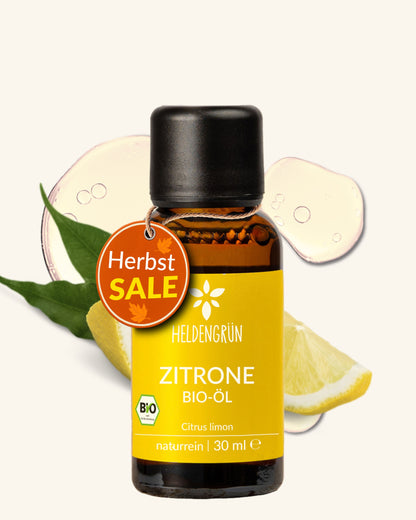 Bio-Zitronenöl Duftöle Heldengrün