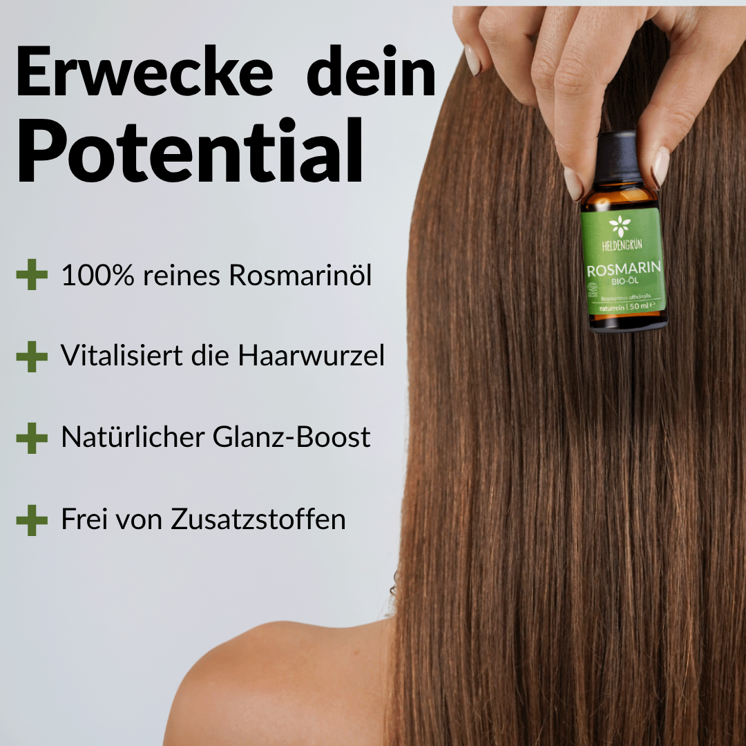 Haar-Booster Set Ätherisches Öl Heldengrün