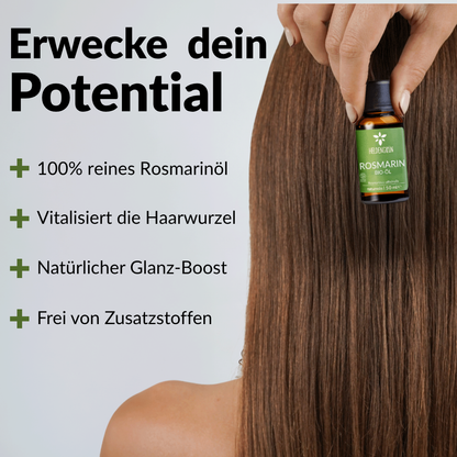 Haar-Booster Set Ätherisches Öl Heldengrün