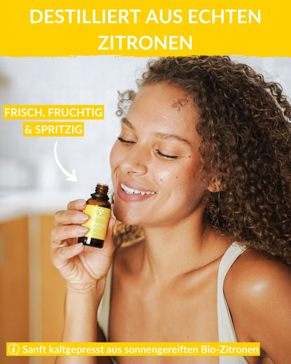 Bio-Zitronenöl Duftöle Heldengrün