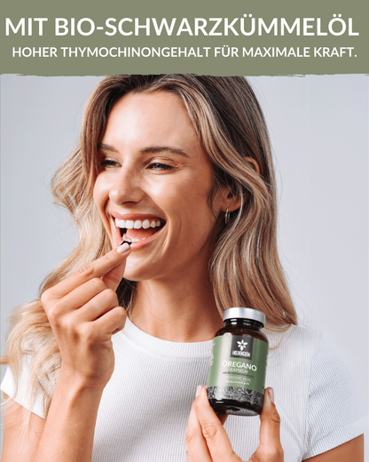 Oregano-Schwarzkümmel Kapseln