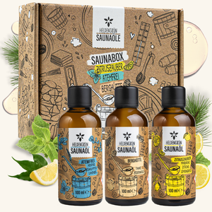 Saunaaufguss Geschenkbox Saunaaufguss Heldengrün