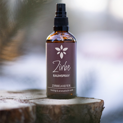 Raumspray Zirbe Duftöle Heldengrün