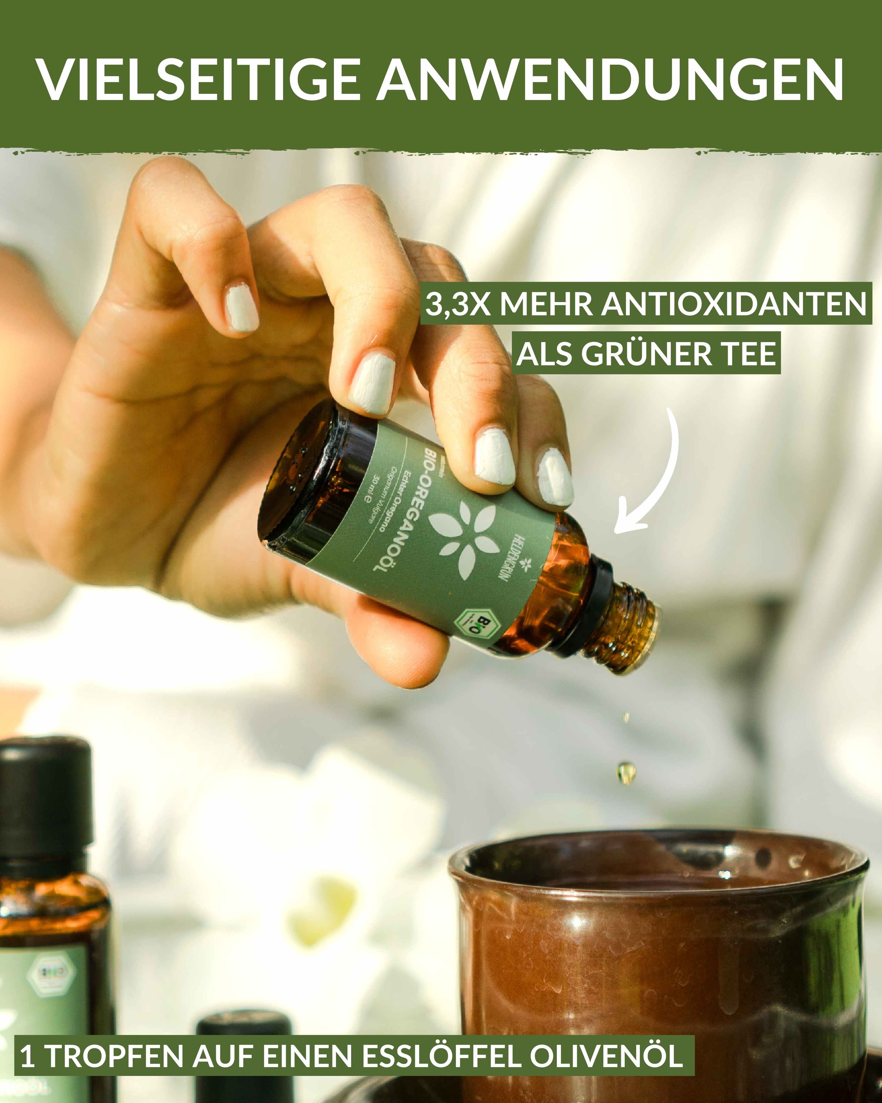 Heldengrün® Bio-Oregano Öl Duftöle Heldengrün