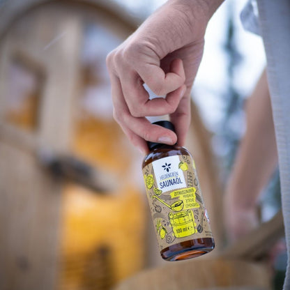 Saunaaufguss Geschenkbox Heldengrün