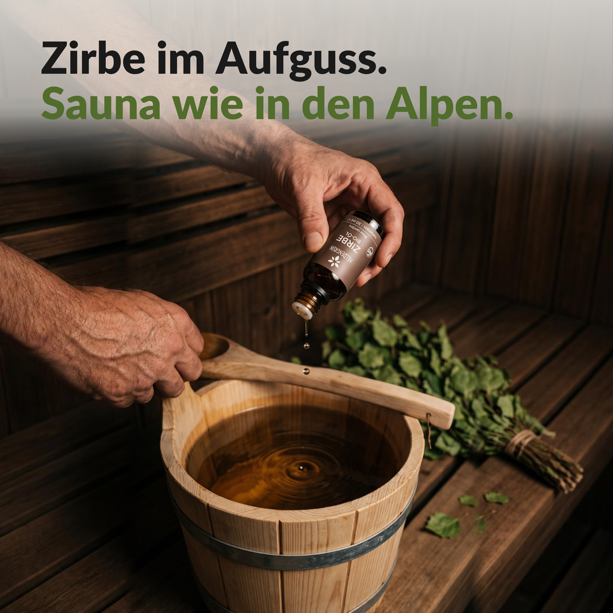 Bio-Zirbenöl Ätherisches Öl Heldengrün