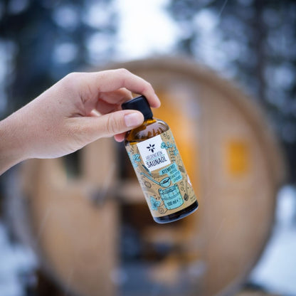 Saunaaufguss Geschenkbox Heldengrün