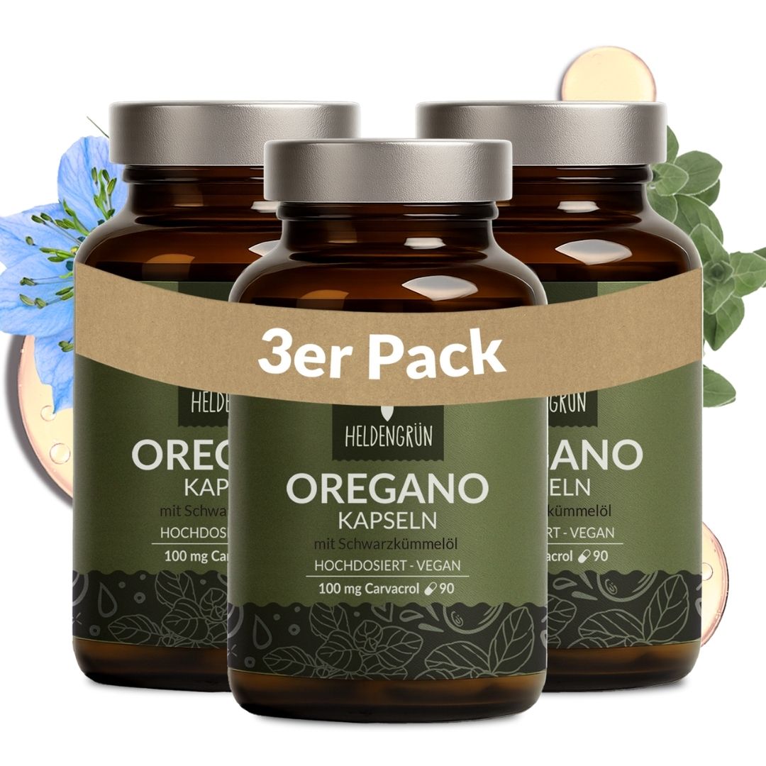 Oregano-Schwarzkümmel Kapseln Heldengrün