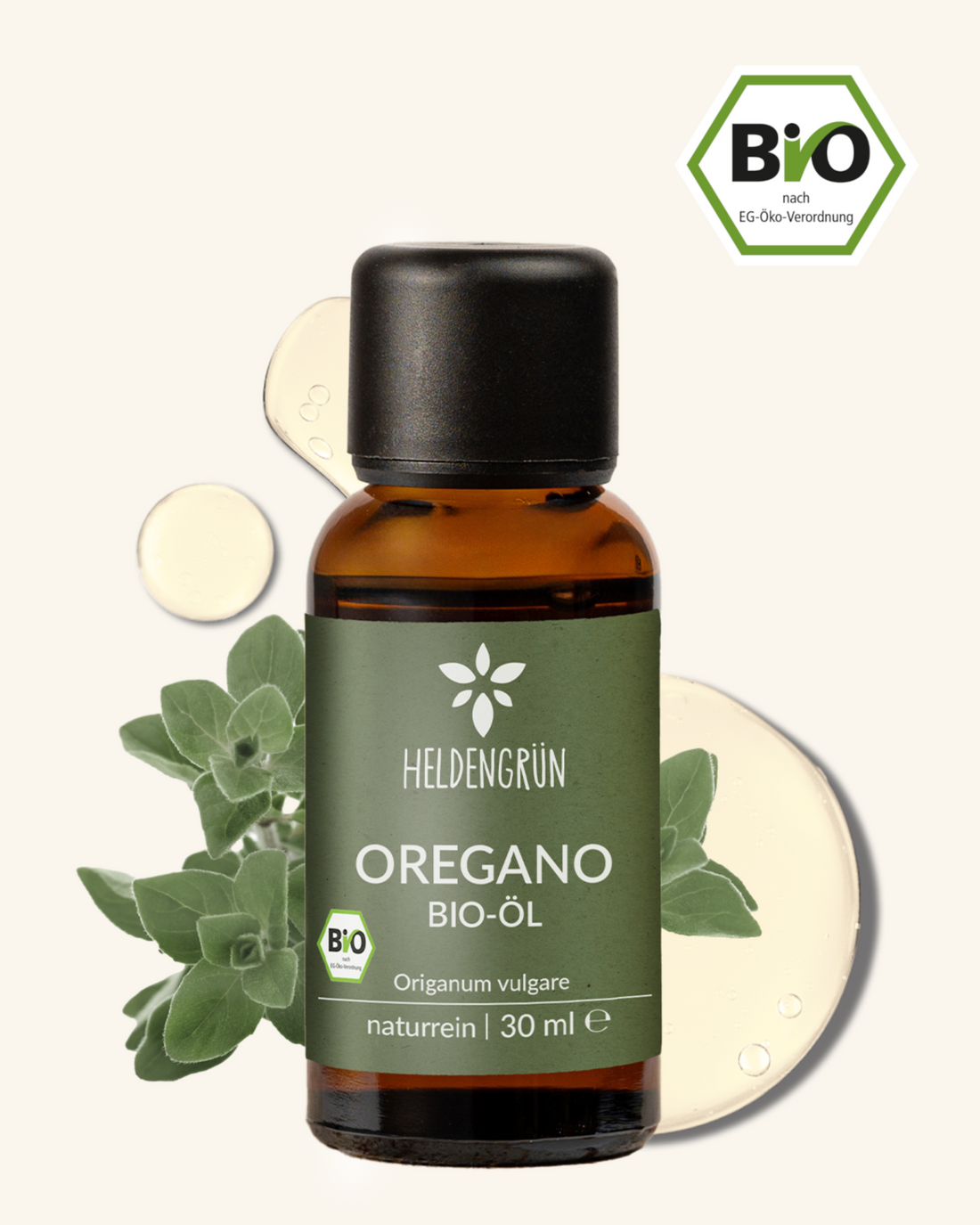 Bio-Oreganoöl Duftöle Heldengrün