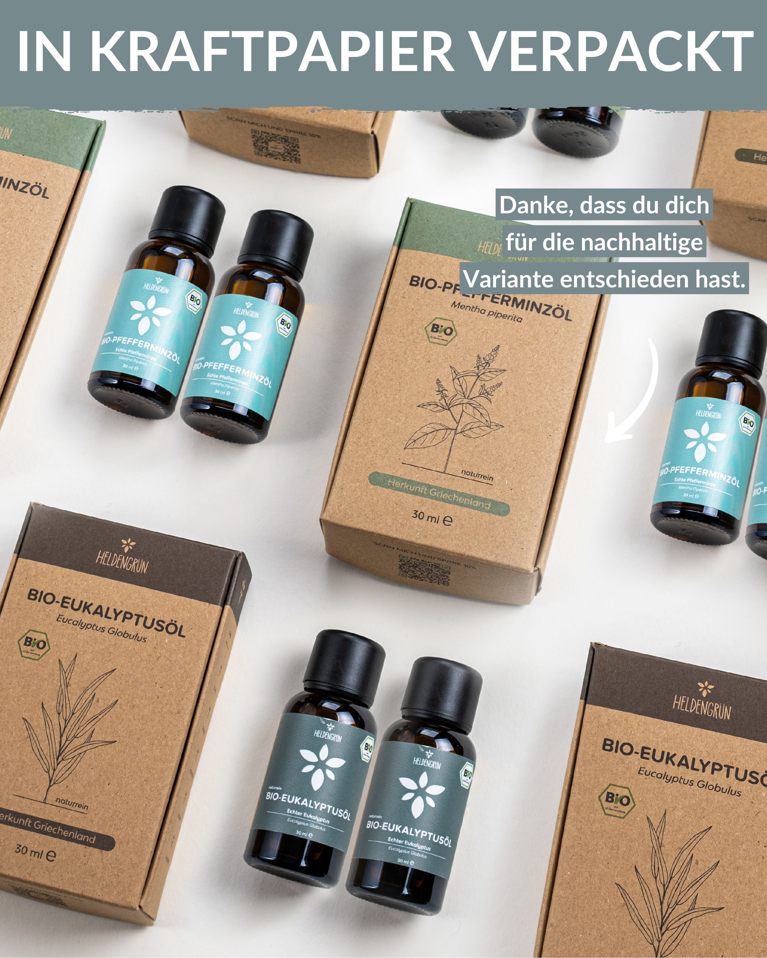 Bio-Eukalyptusöl Duftöle Heldengrün