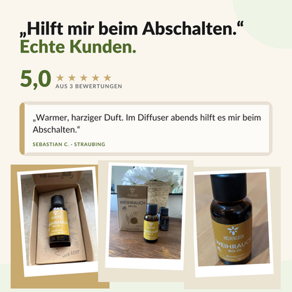 Bio-Weihrauchöl Ätherisches Öl Heldengrün