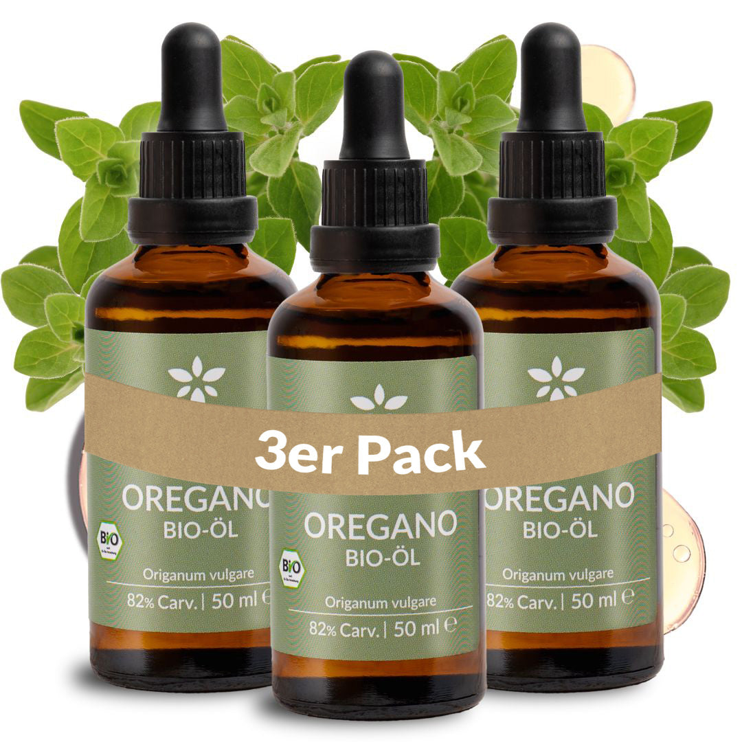 Bio-Oreganoöl Vorteilspack Heldengrün