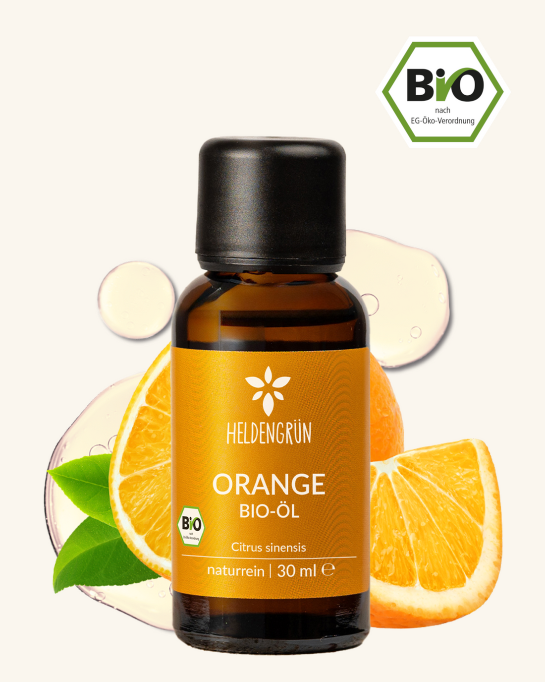 Bio-Orangenöl Duftöle Heldengrün