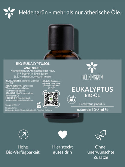 Bio-Eukalyptusöl Duftöle Heldengrün