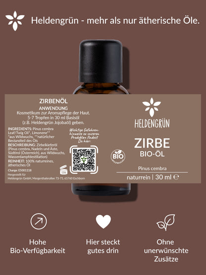 Bio-Zirbenöl Duftöle Heldengrün