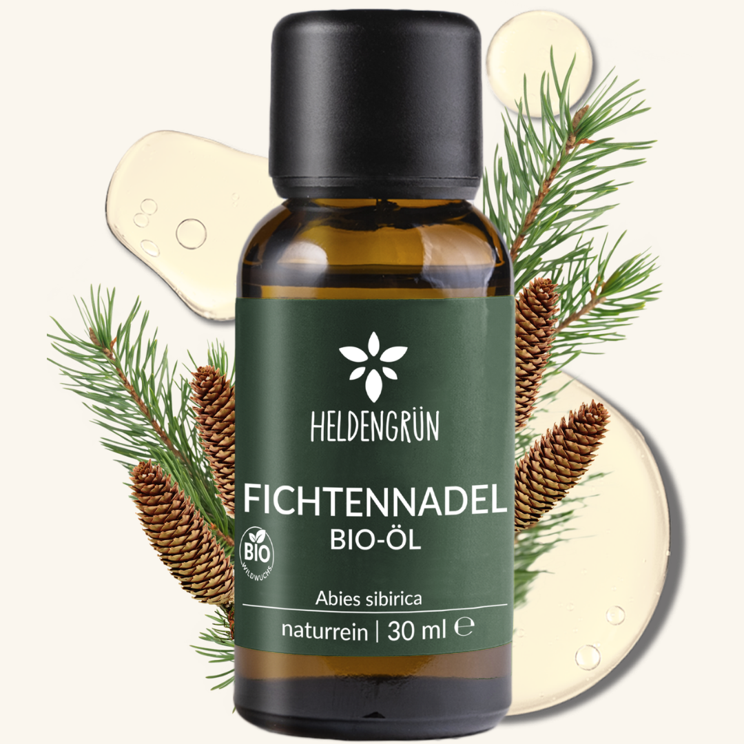 Bio Fichtennadelöl Ätherisches Öl Heldengrün