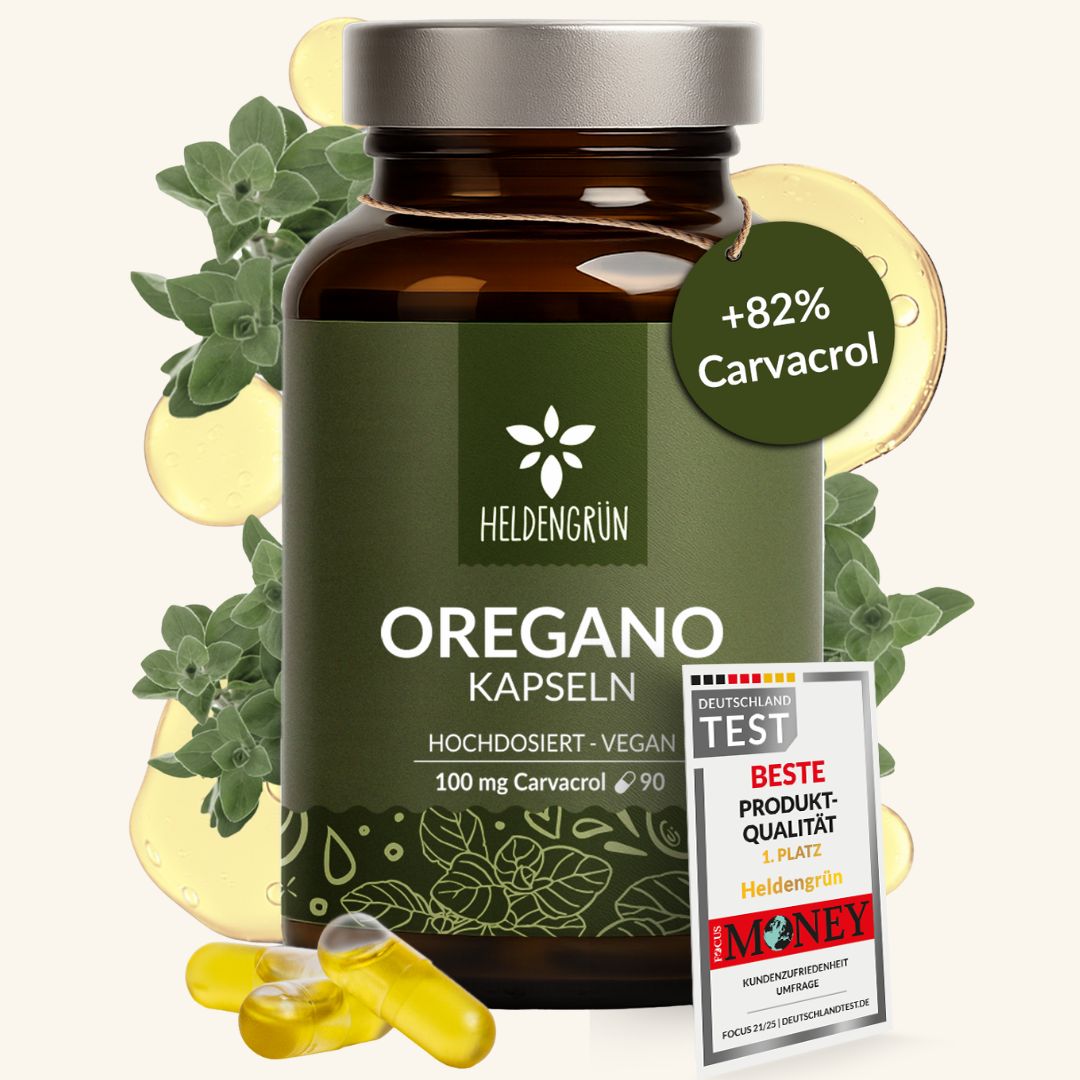Oregano Kapseln Heldengrün