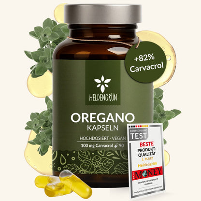 Oregano Kapseln Heldengrün