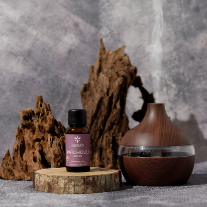 Bio-Patchouli Öl Heldengrün