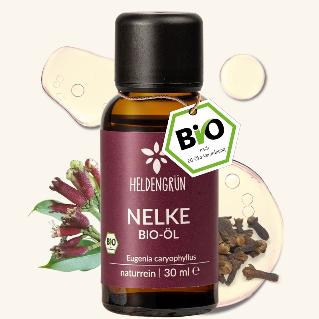 Bio-Nelkenöl Heldengrün