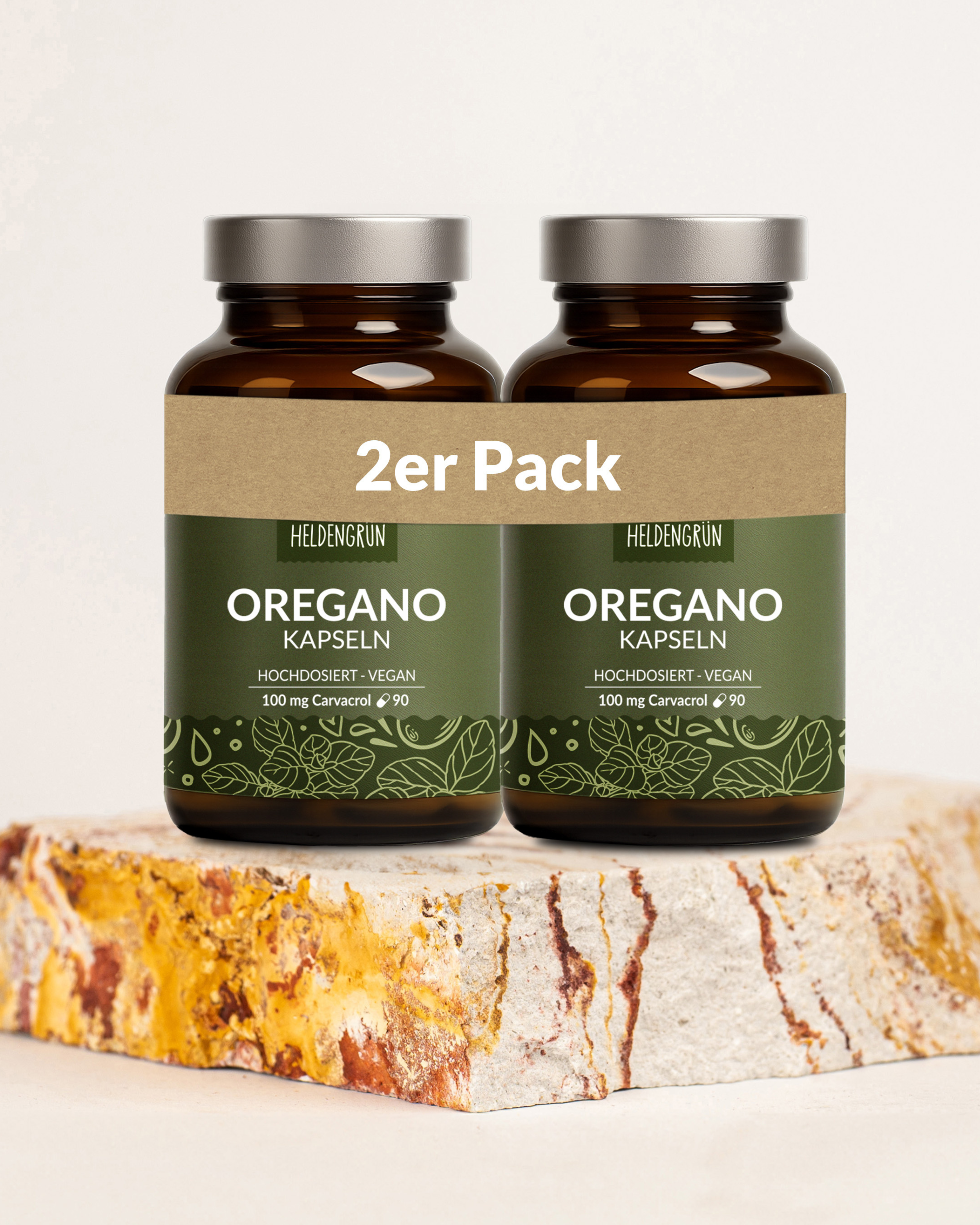 Oregano Kapseln Heldengrün
