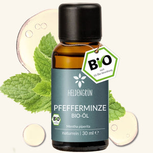 Bio-Pfefferminzöl Ätherisches Öl Heldengrün