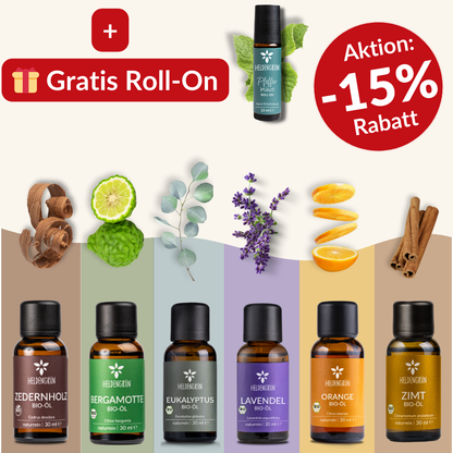 "Raumduft"-Set Ätherisches Öl Heldengrün