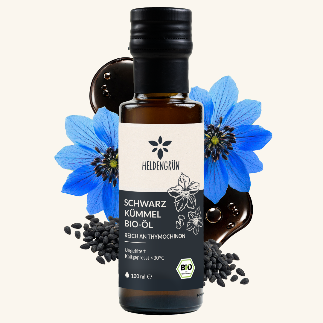Bio-Schwarzkümmelöl Heldengrün