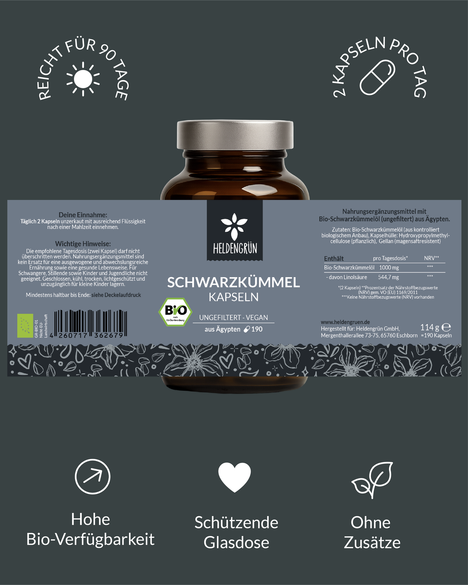 Schwarzkümmelöl Kapseln