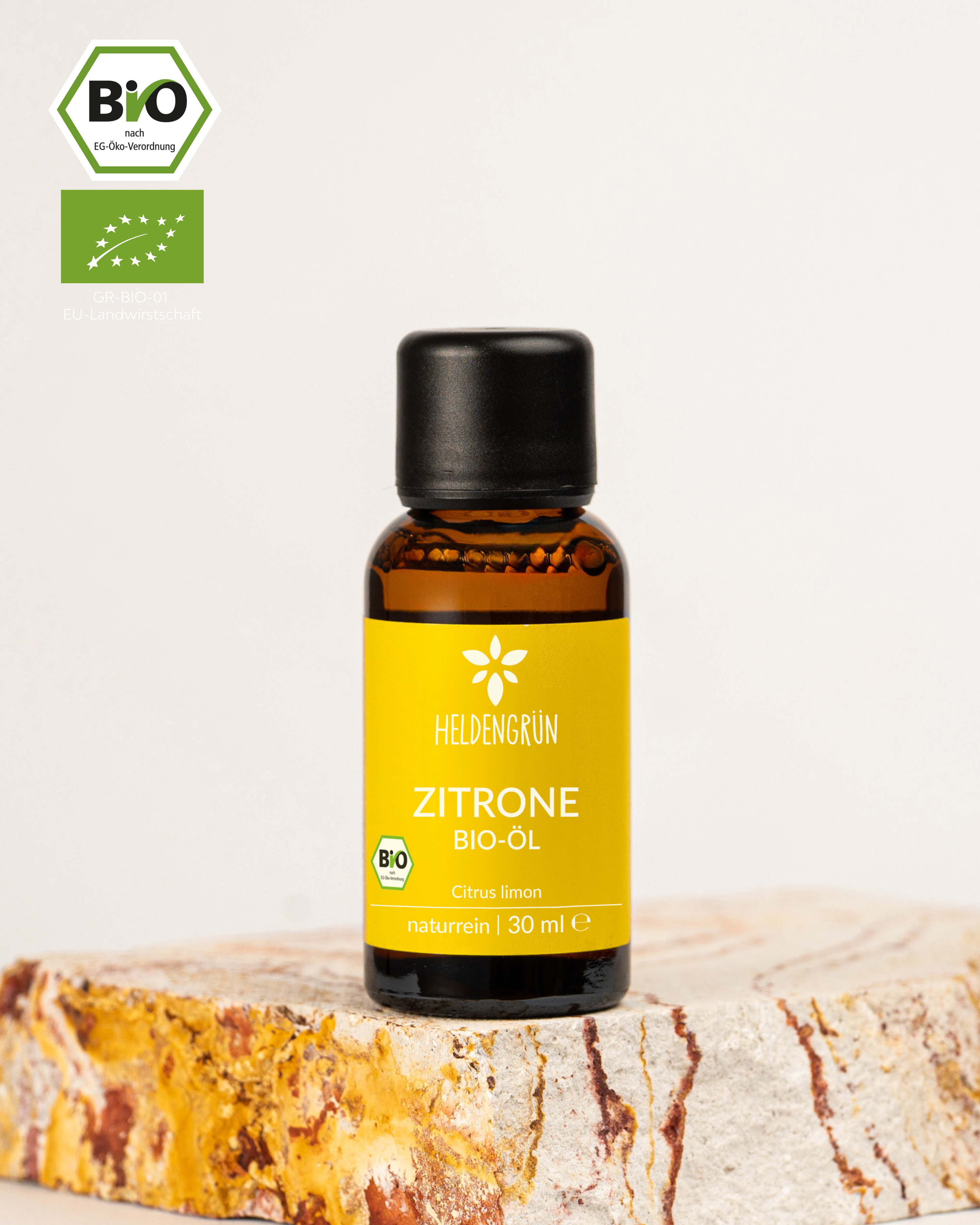 Heldengrün Bio Zitronenöl - Naturrein & Ätherisch! Duftöle Heldengrün