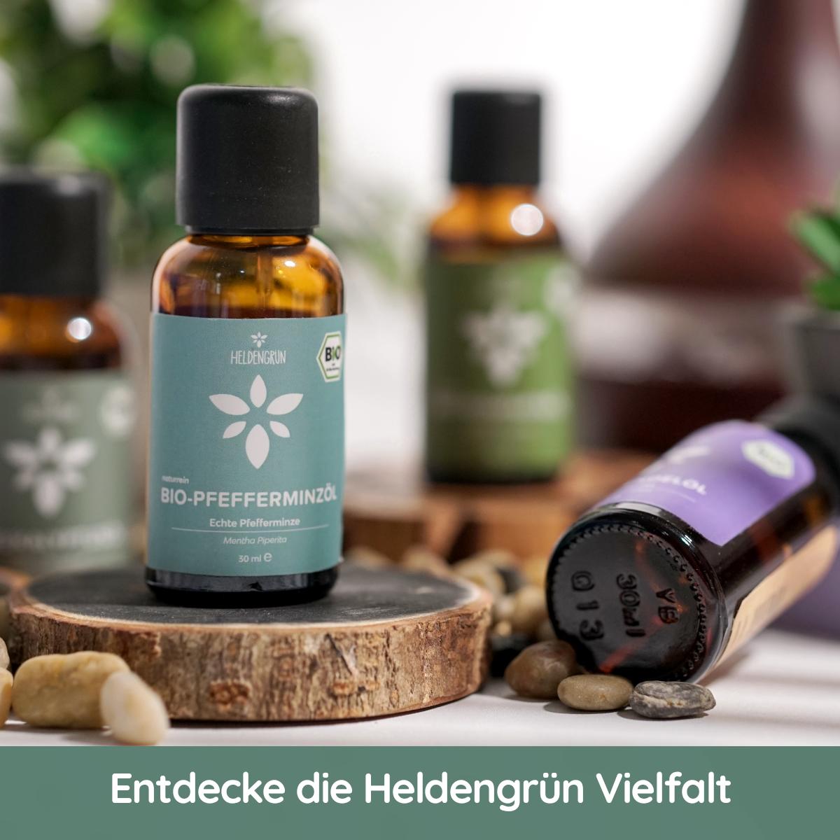 Heldengrün® Bio-Eukalyptusöl - Naturrein & EU-Bio zertifiziert! Duftöle Heldengrün