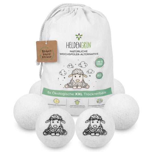 Heldengrün® Öko-Trocknerbälle Trocknerball Heldengrün